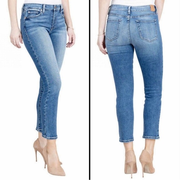 Level 99 high rise skinny ankle jeans in nostalgic wash. Size 10/30 - Picture 4 of 13